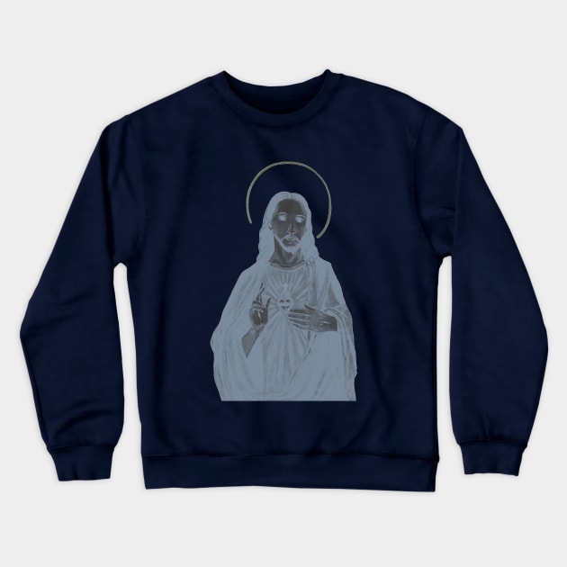 Jesus Tee Crewneck Sweatshirt by cpecana